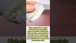 High-density full porcelain material is biocompatible #dentist #dentallab