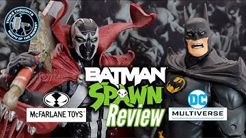 BATMAN & SPAWN (BASED ON COMICS BY TODD MCFARLANE) 2-Pack DC Multiverse McFarlane Toys Figure Review