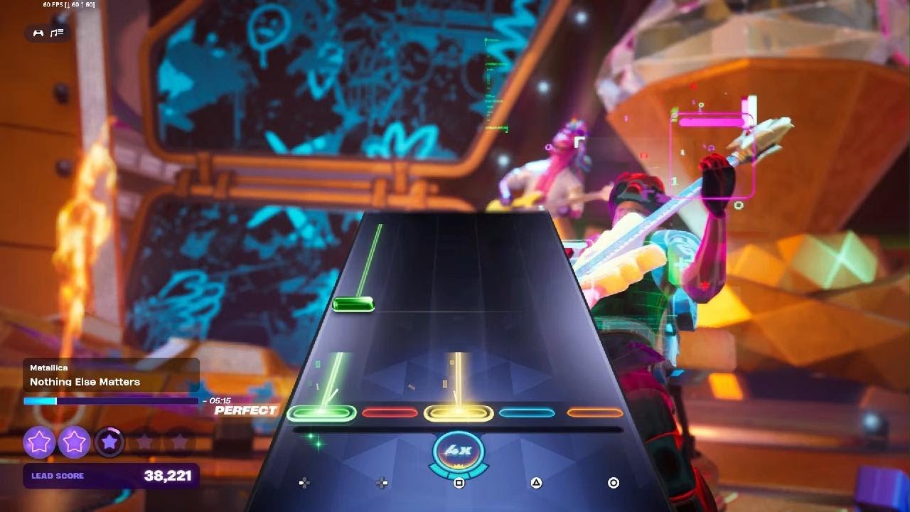 Fortnite Festival "Nothing Else Matters" by Metallica Lead FLAWLESS 100%