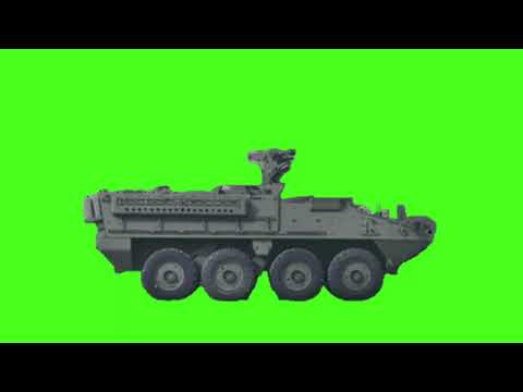 Green Screen Military Vehicle | No Copyright Free To Use Chroma Key
