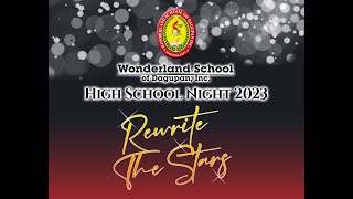 Wonderland School High School Night 2023 - Rewrite the Stars