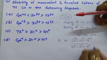 Test yourself solution to Top 10 simple tricks from Boron family