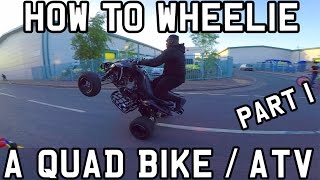how to wheelie on a quad