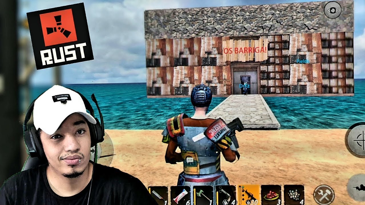 💀APRESENTANDO NOSSA PRIMEIRA BASE DE FERRO! RUST SURVIVAL MOBILE! (LAST DAY RULES SURVIVAL)