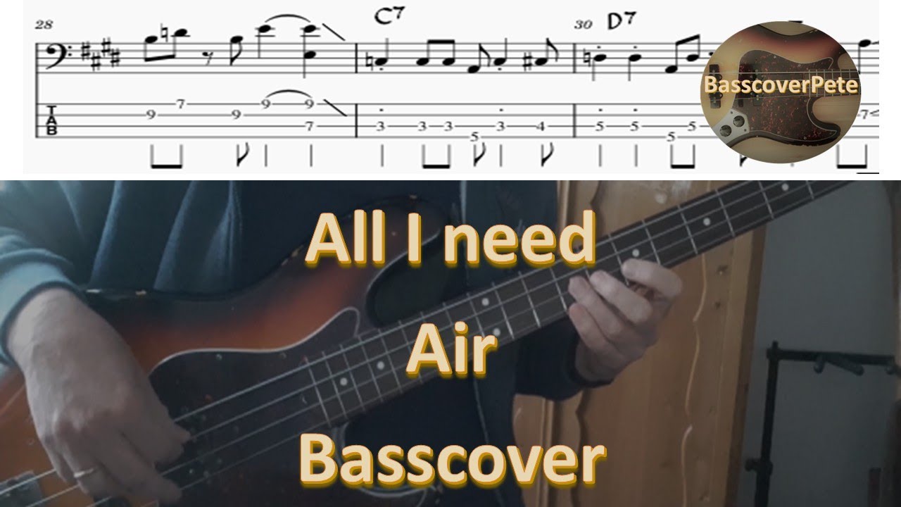 Air All I Need Bass Cover Score Notes Tabs Chords Transcription. Bass Nicolas Godin YouTube Air All I Need Bass Cover Score Notes Tabs Chords Transcription. Bass Nicolas Godin YouTube