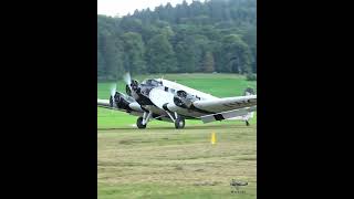 Junkers Ju-52 Landing on Grass | 3 BMW Radials Purring