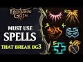 Baldurs gate 3 guide  best early game spells most players dont know how good these are