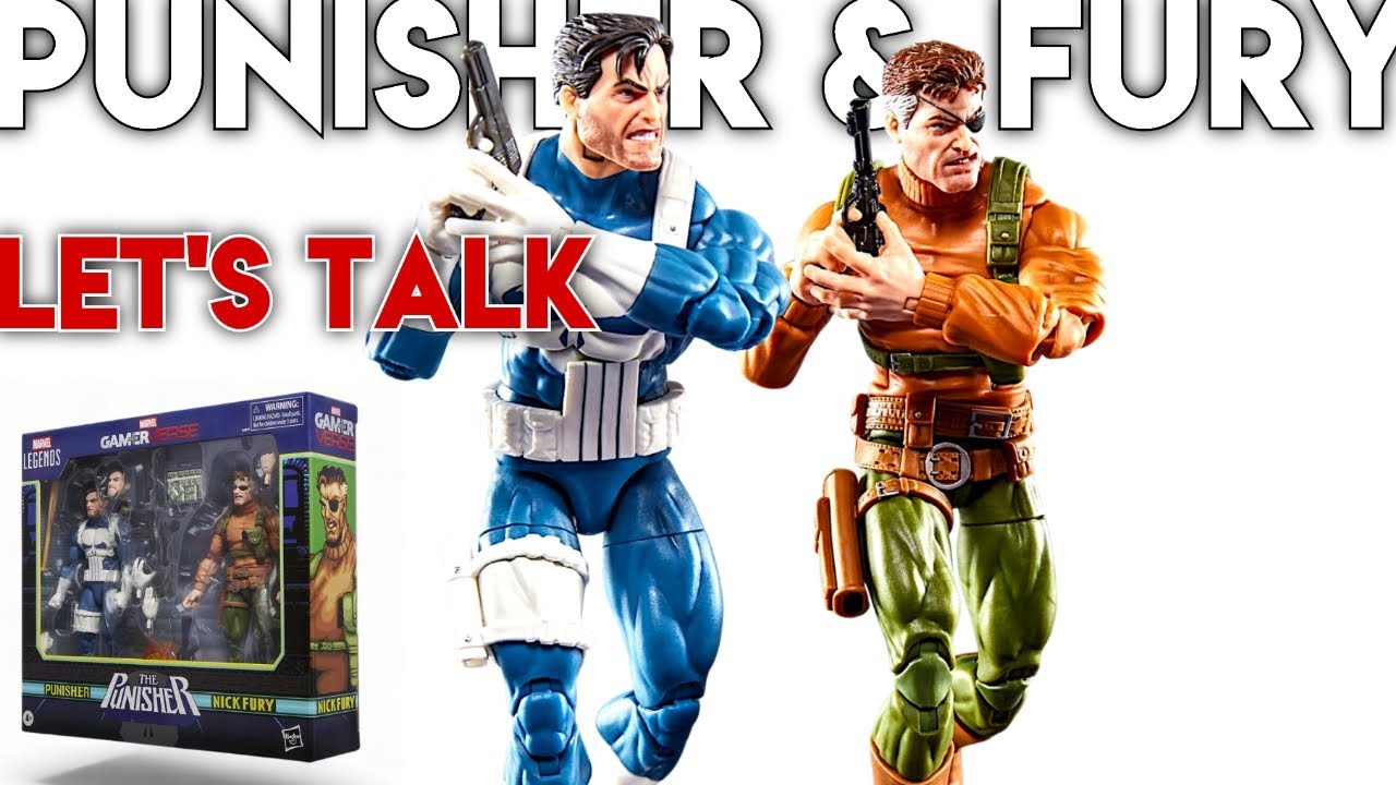 HASBRO Marvel Legend Series Gamerverse PUNISHER & NICK FURY 1993