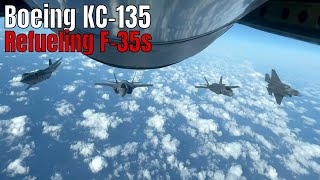 Boeing KC135 Refueling F-22s In The Pacific by Worlds Okayest Farmer 286 views 1 month ago 9 minutes, 21 seconds