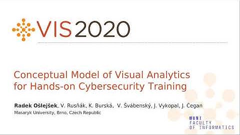 Trailer: Conceptual Model of Visual Analytics for Hands-on Cybersecurity Training