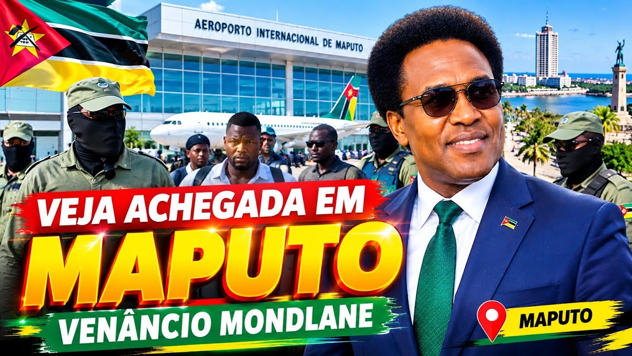 Veja como foi recebido o Venâncio no Aeroporto internacional de Maputo 🇲🇿