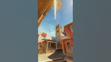 B SITE ENTRY SMOKE ON MIRAGE #shorts #cs2