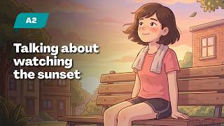 Describe a Beautiful Sunset in Simple English | Easy English Conversation for Beginners screenshot 5