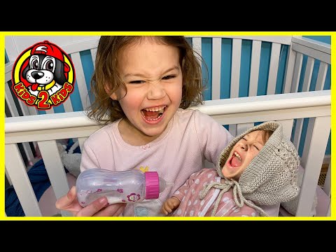 Kids Pretend 👶🏻 CALEB BECOMES THE WORST BABY FOR A DAY!
