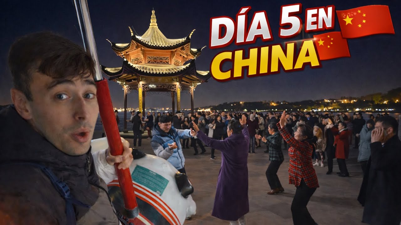 DÍA 5 SOLO por CHINA 🇨🇳 UN parque de PANDAS y un BAILE con ABUELOS