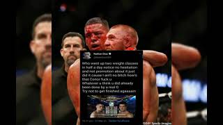 Conor and nate diaz trash talk on twitter