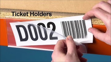 Magnetic and Self Adhesive label holders from BITO Storage Systems South Africa