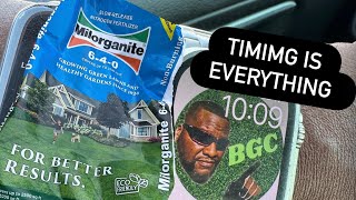 Apply Milorganite Fall, Better Greener thicker lawn in the Spring!!