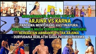 Mahabharata Bahasa Indo 170-173 - Arjuna Vs Karna - Alur Cerita Mahabharata