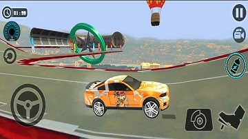 Extreme Racing Car Driving - Impossible Stunt Car Tracks 3D - Android iOS Gameplay