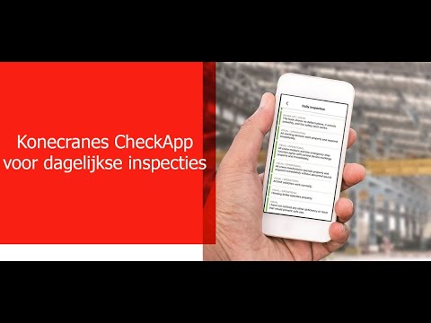 Konecranes CheckApp voor dagelijkse inspecties