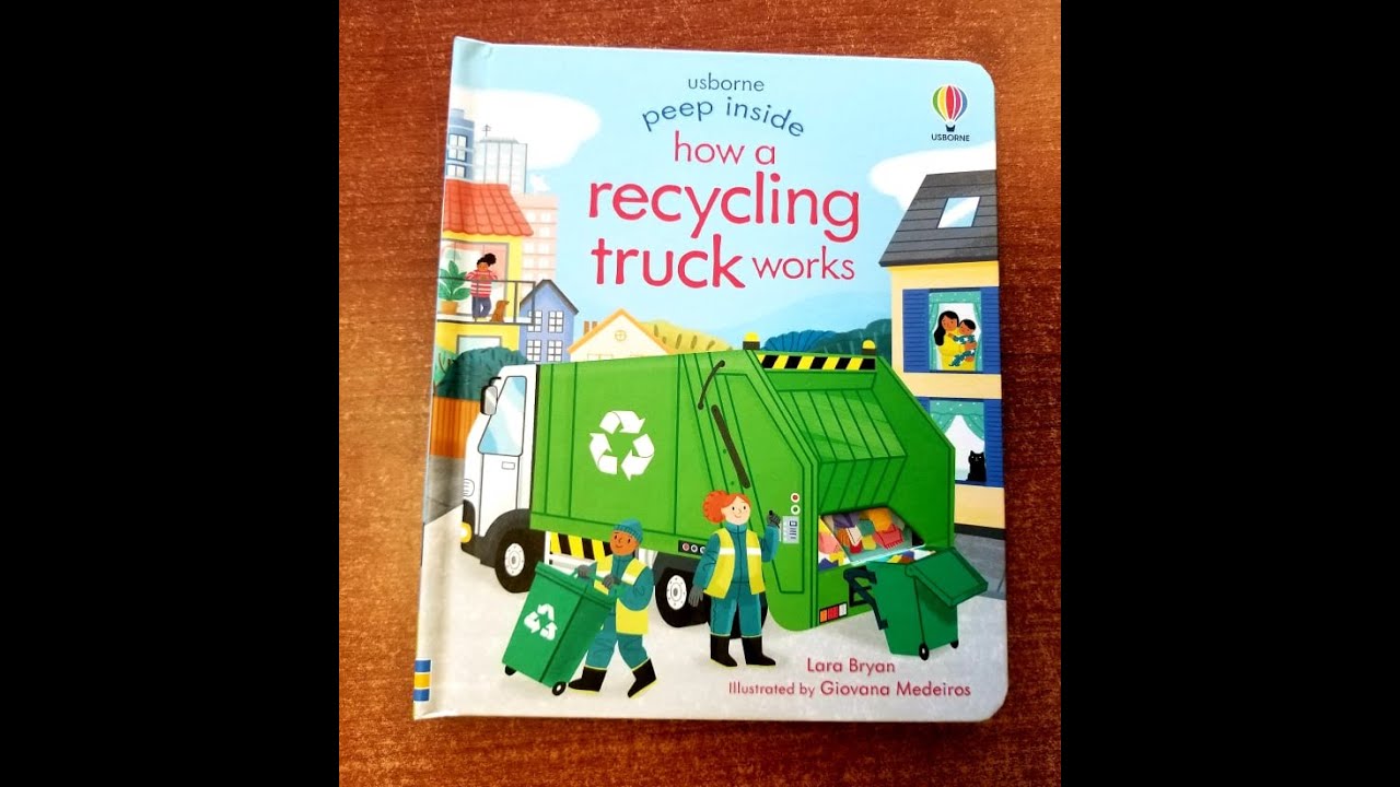 Usborne's Peep Inside How a Recycling Truck Works YouTube