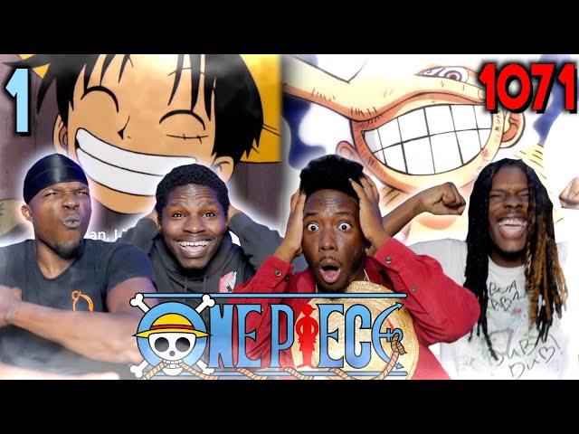 NON One Piece Fans REACT to One Piece Ep 1 & Ep 1071 (Gear 5) class=