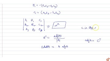 If `Delta=|[a_1,b_1,c_1],[a_2,b_2,c_2],[a_3,b_3,c_3]|` and `A_1,B_1,C_1` denote the co-factors