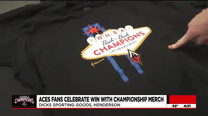 Las Vegas store offering new gear after Aces championship win - DayDayNews