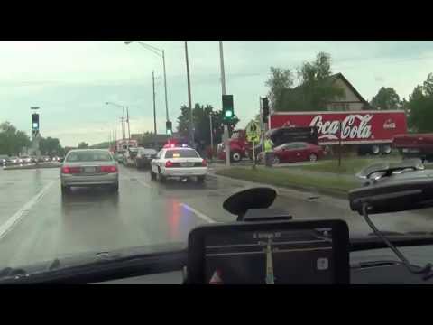 საავტომობილო შემთხვევა, Accident, Wausau 5 -24- 2016***როგორ ცხოვრობს ამერიკა