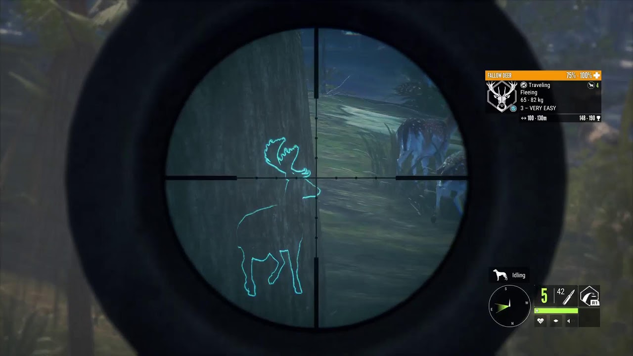 Fellow deer grind In Hunter Call the wild