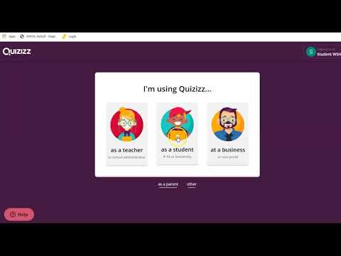 Instructions for Quizizz Log-In