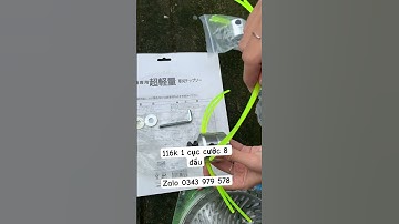 Cục cước cắt cỏ 8 đầu - dễ lắp đặt 🌹