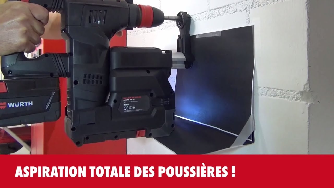 Adaptateur D Aspiration De Marteaux Perforateurs Wurth Youtube