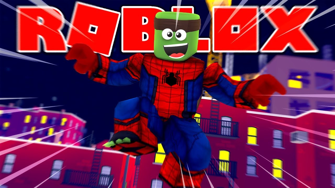 gaming logo Roblox - TINYTURTLE IS SPIDERMAN!? (Heroes Of Robloxia)