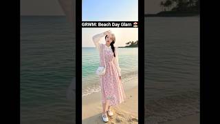GRWM Beach Day Glam 🏖️ #ootdguide #fashion #viralvideo #trending #fashiontrends #outfit #style #fypシ