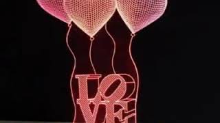 LED Table Lamp Cute Bear LOVE Castle Table Light ABS+Resin Multi-design Gift Lamp for Children
