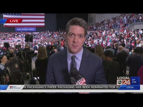 President Trump Holds Rally In Tupelo 5PM