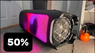 JBL PartyBox 1000 ,50% Volume Bass Test Resimi