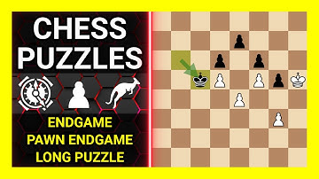 Chess Puzzles to Practice. Themes: Endgame, Pawn endgame, Long puzzle. Learn Chess