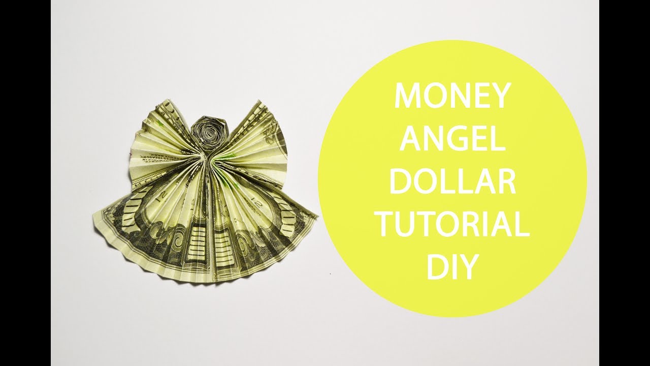 Angel Money Origami Art Dollar Bill Religious Christmas Cash Sculptors