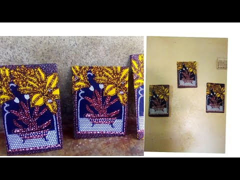 Decor Using Chitenge how to make fabric wall hanging |Ankara wall hanging | chitenge wall ...