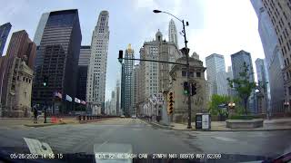 Chicago downtown dashcam