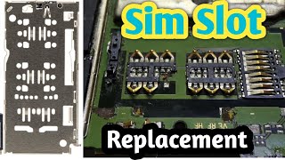How to Replace damage sim Slot android phone: No sim problem