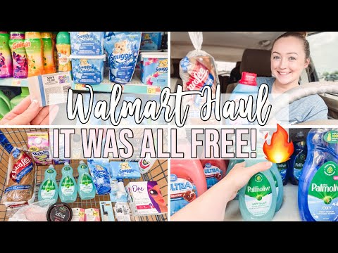 FREE WALMART IBOTTA HAUL! 🔥 / Free Grocery Deals & Cheap Laundry Products!