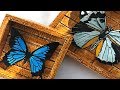 DIY Panel with butterflies | Room decor | Cardboard and paper panel
