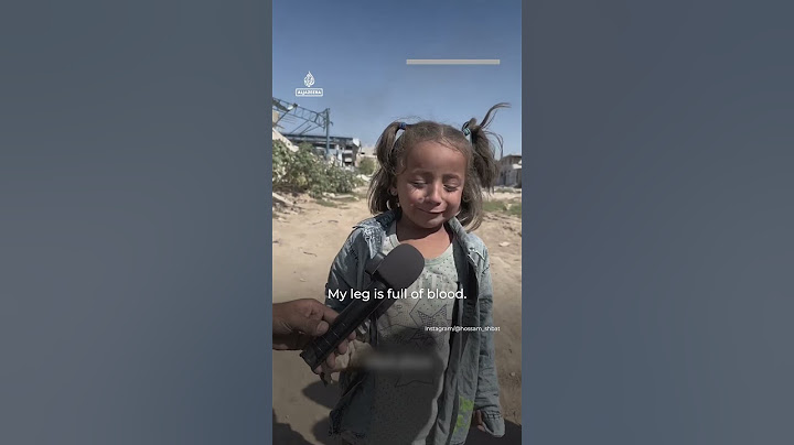 Palestinian girl cries in pain after being displaced in north Gaza | AJ #shorts