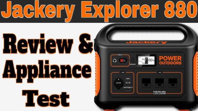 Jackery Explorer 880 Portable Power Station 