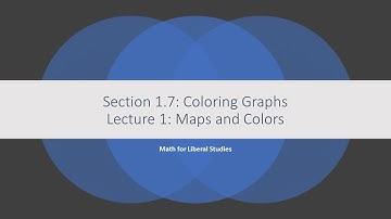 Math for Liberal Studies - Lecture 1.7.1 Maps and Colors