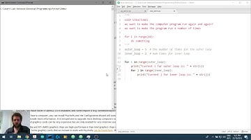 Creating Visual Stimuli in Python 1.62: Nesting loops (Loops inside loops)